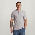 G-STAR® Dunda Slim Stripe Polo Grey