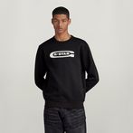 G-STAR® Old School Logo Sweater Black