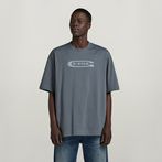 G-STAR® Old School Logo Boxy T-Shirt Grey