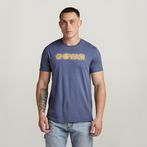 G-STAR® Distressed Logo T-Shirt Medium blue