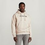 G-STAR® Flight Deck Loose Hooded Sweater White