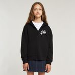 G-STAR® Kids Hoodie Brushed Black