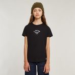 G-STAR® Mädchen T-Shirt Slim Schwarz