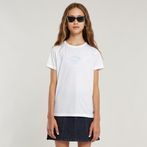 G-STAR® T-Shirt Slim pour Filles Blanc