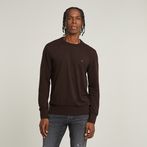 G-STAR® Premium Core Knitted Sweater Brown