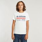 G-STAR® Boys T-Shirt Regular Originals Logo White