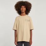 G-STAR® Kids T-Shirt Boxy Beige