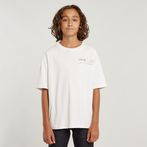 G-STAR® Jongens T-Shirt Boxy Wit