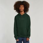 G-STAR® Boys Hoodie Brushed Green