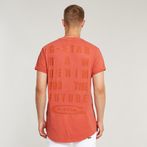 G-STAR® Text Back Graphic Overdyed Lash T-Shirt Rood