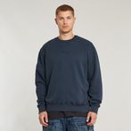 G-STAR® Washed Relaxed Sweater Dark blue