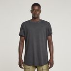 G-STAR® T-Shirt Text Back Graphic Overdyed Lash Noir