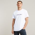 G-STAR® T-Shirt G-Script Blanc