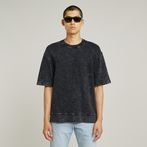 G-STAR® Acid Wash Loose Sweater Black