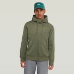 G-STAR® Hooded Zip Sweater Green