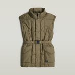 G-STAR® Belted Padded Vest Green