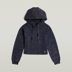 G-STAR® Overdyed Loose Hooded Sweater Dark blue