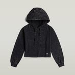 G-STAR® Overdyed Loose Hooded Sweater Black