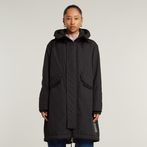 G-STAR® Hooded Fishtail Parka Black