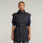 G-STAR® Belted Padded Weste Schwarz