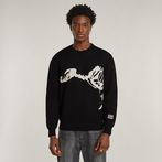 G-STAR® Running Dog Graphic Knitted Sweater Black