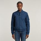 G-STAR® Bomber Quilted Bleu moyen