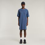 G-STAR® Overdyed Saddle Sleeve Loose T-Shirt Dress Medium blue