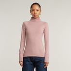 G-STAR® Lecite Slim Turtle Neck Top Pink