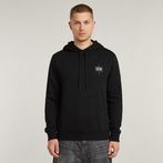 G-STAR® Logo Hoodie Black