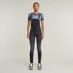 G-STAR® Lynn High Waist Skinny Overall Grey