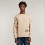 G-STAR® Shipping Graphic Sweater Beige