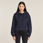 G-STAR® Overdyed Loose Hooded Sweater Dark blue