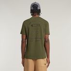 G-STAR® Camiseta Back Graphic Arch Verde