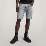 G-STAR® 3301 Slim Denim Shorts Grey