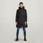 G-STAR® Hooded Fishtail Parka Black