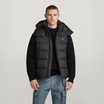 G-STAR® G-Whistler Padded Hooded Vest Black