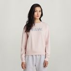 G-STAR® Premium Core RAW. Crewneck Pink