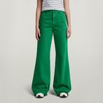 G-STAR® Jeans Deck Ultra High Wide Leg Verde