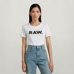 G-STAR® RAW. Slim T-Shirt White