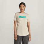 G-STAR® RAW. Slim T-Shirt Beige