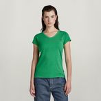 G-STAR® Eyben Slim V-Neck T-Shirt Green