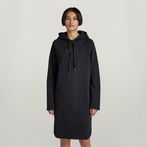 G-STAR® Graphic Loose Hooded Sweat Dress Black