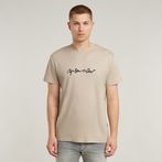 G-STAR® G-Script T-Shirt Beige