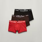 G-STAR® Lot de 3 Boxers Classic Color Rouge