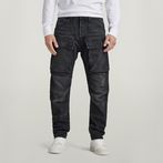 G-STAR® 3D Straight Tapered Denim Cargo Broek Zwart