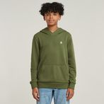 G-STAR® Boys Hooded Sweater Unbrushed Green