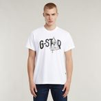 G-STAR® Slice Graphic Loose T-Shirt White