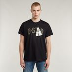 G-STAR® Slice Graphic Loose T-Shirt Black