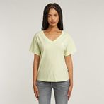 G-STAR® Open V-Neck Relaxed T-Shirt Grün