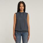 G-STAR® Stand Up Collar Top Grau